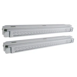 Double Face Light Bracket w/ Two 23 LED 17 1/4" Light Bars - Red LED/Clear Lens - Bild 1 von 4