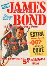 THUNDERBALL 1966 Rocket Belt JAMES BOND 007 = POSTER Wax Pack 8 SIZES 17" - 3 FT