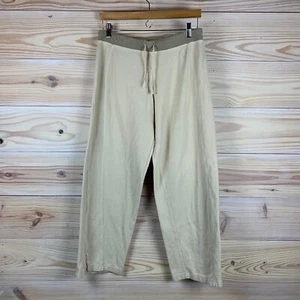Pantalones CHAUS Grandes Orgánicos Ropa de Yoga Natural Acanalado Tejido Algodón Pierna Ancha - Imagen 1 de 12