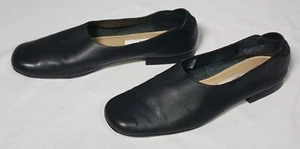 Ann Marino Sport, flat slip on, black soft leather, style and comfort, US 10 M - Picture 1 of 11