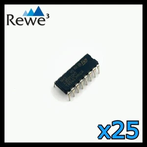 x25 ST MICROELECTRONICS M74HC595B1 Registro turni 16 pin plastica DIP - Foto 1 di 1