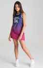 Robe de basket-ball filles en maille marine SikSilk 11-12 ans