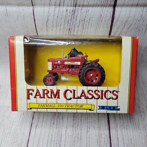 Ertl Farm classic farmall 350 1/64 scale die-cast tractor Red Vintage