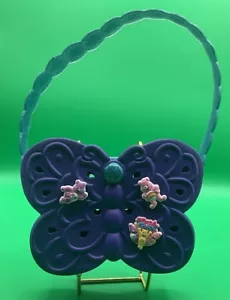 A Very Rare Sweet Purple CROCS Charm Display Butterfly Glitter Bag - Picture 1 of 5