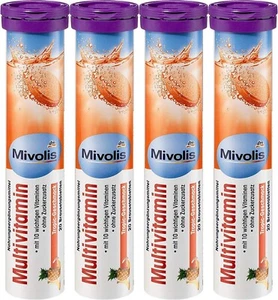 Mivolis Compresse Effervescenti Multivitaminiche - Integratori Alimentari 4 Confezioni x 20 pz - Foto 1 di 4