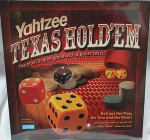 Yahtzee Texas Hold Em Poker Style Würfelspielabend Parker Brothers 2004 Neu - Bild 1 von 5