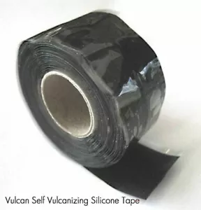 Silicone Self Sealing Vulcanizing Fusing Waterproof Tape Black 1X10 Made In USA - Picture 1 of 2