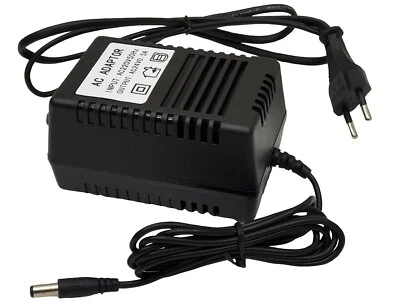 AC - AC 24V Steckernetzteil Hohlstecker Wechselspannung Netzteil 0.5A 500mA - Bild 1 von 2