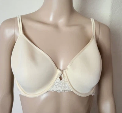 Sujetador Victoria Secret amarillo con aros banda de encaje 36D Foto 1 de 4