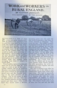 1899 Work and Workers in Rural England Devon illustriert - Bild 1 von 6