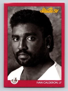 Ivan Calderon 1991 Studio #194 Montreal Expos - Picture 1 of 2