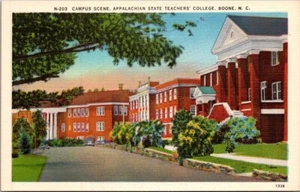 CAMPUS-SZENE Appalachen State Lehrerkollegium BOONE, North Carolina Postkarte - Bild 1 von 2