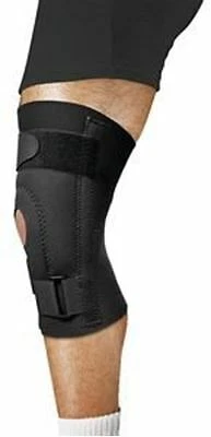 Leader Neoprene Deluxe Patellar Knee Support, Black, Medium, - Image 1 of 2