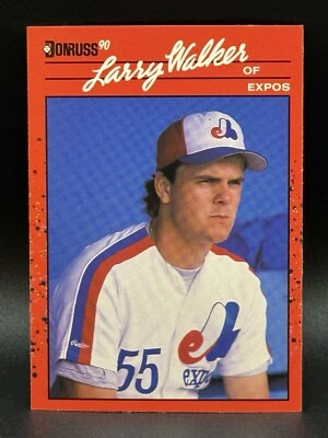 1990 Donruss - #578 Larry Walker (RC) Rookie Card- Montreal Expos - Image 1 of 4