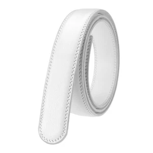 Cinturón con hebilla automática de 3,1 cm para hombre de negocios correa de trinquete de cuero genuino regalo - Imagen 1 de 33