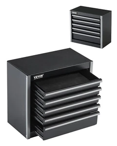 VEVOR Tool Box 218.4 mm Portable Metal Tool Box with 5 Drawers Tool Organizer - Picture 1 of 12