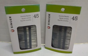 Singer Aghi Assortiti Ciniglia Darner Ricamo Arazzo Affilati 2 Confezioni 45 Ct - Foto 1 di 3