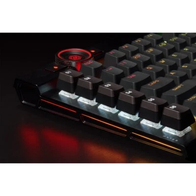 840006624042 Corsair K100 RGB Gaming Keyboard, Corsair OPX, RGB LED - Black No n - Image 1 of 4