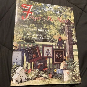 Forget Me Nots Quilt Book Country Threads Embroidery Applique - Picture 1 of 5