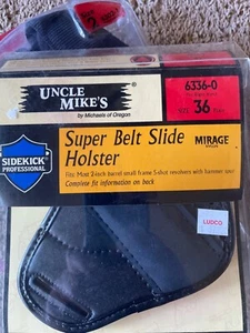 Uncle Mikes Super Belt Slide Universal Holster Black Size 36 - Picture 1 of 3