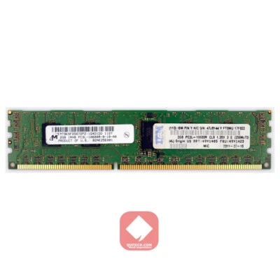 IBM RAM DDR3 DDR-3 1333Mhz 2Gb PC3L-10600R 1.35V CL9 MT9KSF25672PZ - Immagine 1 di 2