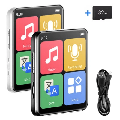 Support 128GB Bluetooth MP4/MP3 Lossless Music Player FM Radio Recorder Sports - Image 1 of 4