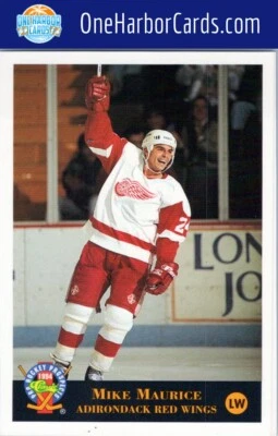 1994 Classic Pro Prospects Adirondack Red Wings Hockey Card #64 Mike Maurice - Image 1 of 2