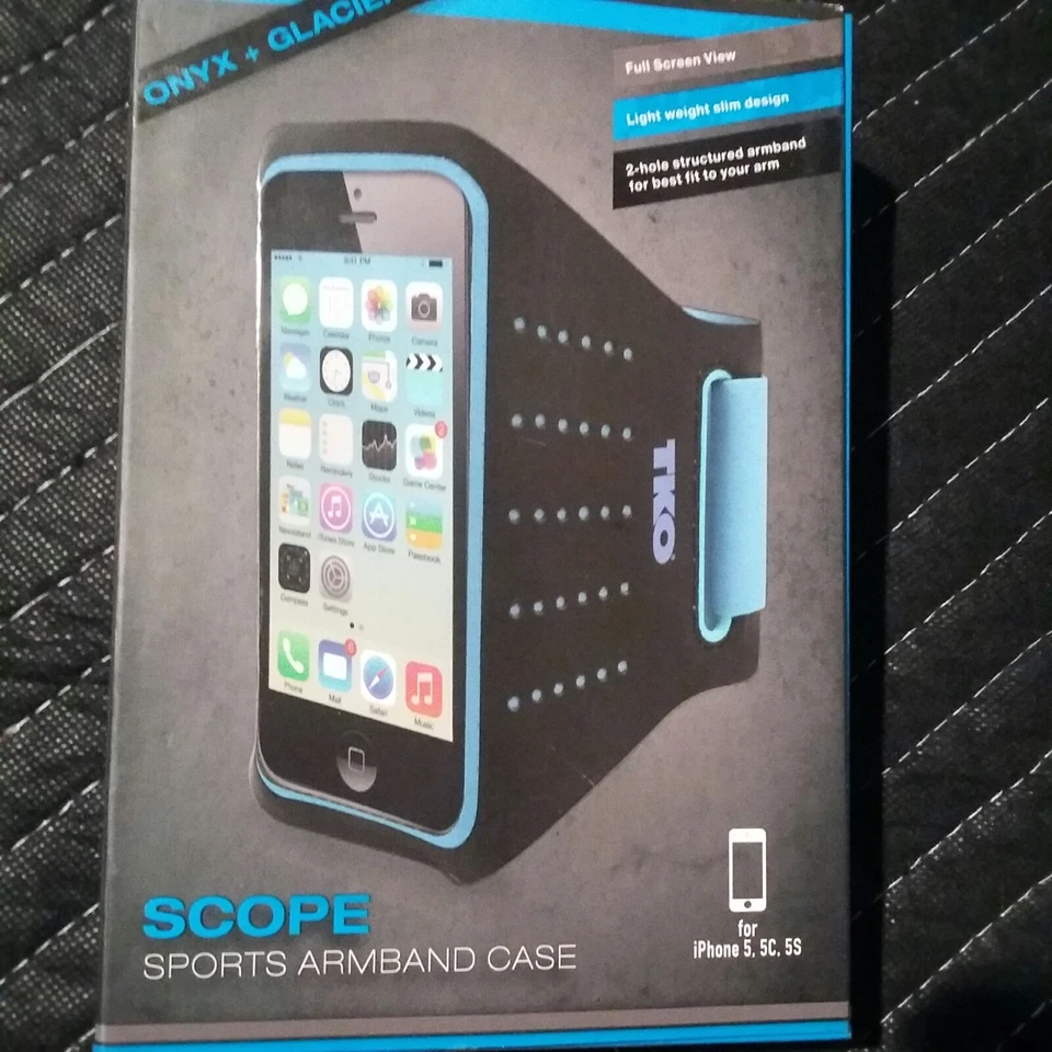 TKO Sports Running Armband For Cell iPhone 5 5C 5S Lt Weight Sweat Wicking NEW - Image 1 of 1