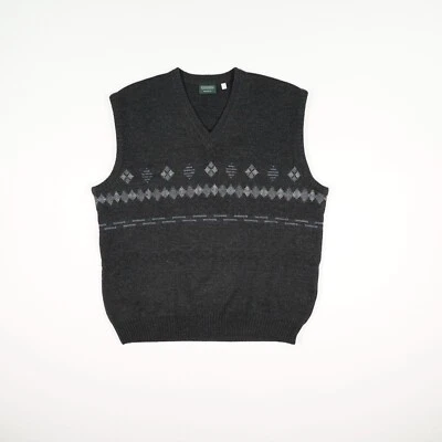 CANDA Herren Pullunder Gr. XL mehrfarbig Weste Strickweste ärmellos V-Ausschnitt - Bild 1 von 4