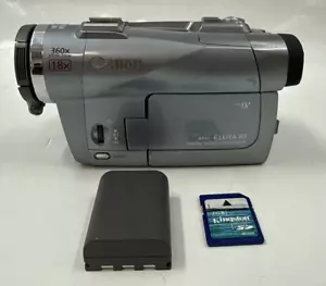 Canon Elura 80 Mini DV Camcorder - Work No Charger - No Charger EB-17536 - Picture 1 of 11