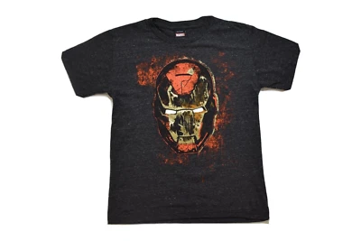 Marvel Youth Boys Iron Man Speckeled Gray Shirt New M - Image 1 of 4