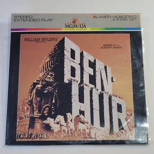 Ben-Hur Laserdisc Charlton Heston Jack Hawkins Haya Harareet Stephen Boyd - Picture 1 of 9