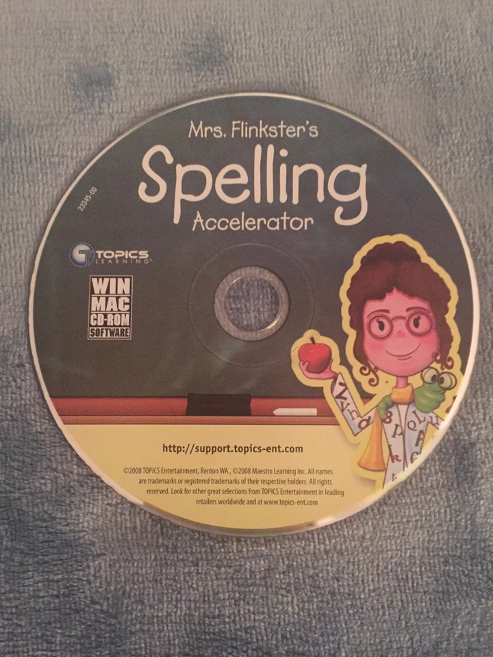 Mrs Flinkster's Spelling Accelerator for PC, Mac Disc Only - Image 1 of 1