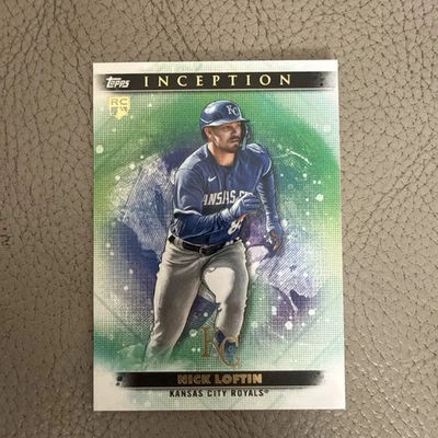 2024 Topps Inception Nick Loftin White & Green Rookie RC #29 Royals - Photo 1/2
