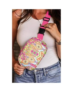 Azura Exchange Printed Waist Bag with Adjustable Strap for Essentials Carrying - Picture 1 of 6