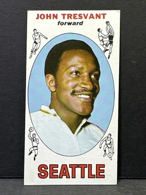 1969-70 Topps JOHN TRESVANT #58 Seattle Supersonics Basketball VG-EX - Image 1 of 2