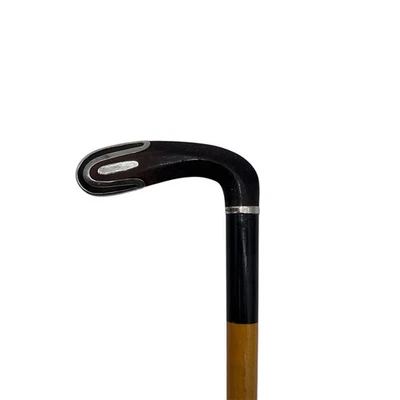 "Antiguo bastón de madera de plata de ley de 30"" de alto" Foto 1 de 4