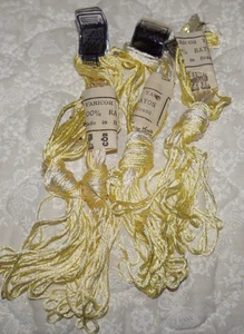 3 Skeins, Linnas Varicor, "Mme. Maia", Color #10, Rayon, Embroidery Floss - Picture 1 of 1