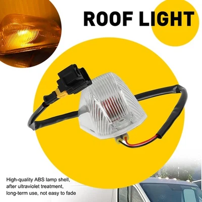 Передний прозрачный галогенный верхний фонарь на крышу кабины желтого цвета для Dodge RAM Promaster 2014-2023 - Изображение 1 из 4