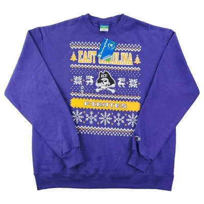 Sudadera Piratas de Carolina del Este Cuello Redondo Campeón de Navidad Polar XL (Leer) Foto 1 de 4