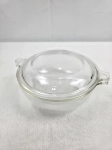 Pyrex 019 Klarglas 20 Unzen Runde Backform mit 681-C-19 Abdeckung EUC  - Bild 1 von 8