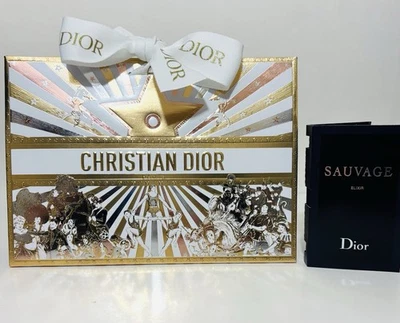 Dior Gift Bag Limited Edition Holidays 2025 7.3” X5.5”X2.7” + Sauvage Elexir 1ml - Image 1 of 4