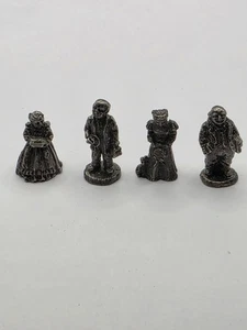 Vier Vintage 1994 Zinnfiguren China 1" groß - Bild 1 von 9