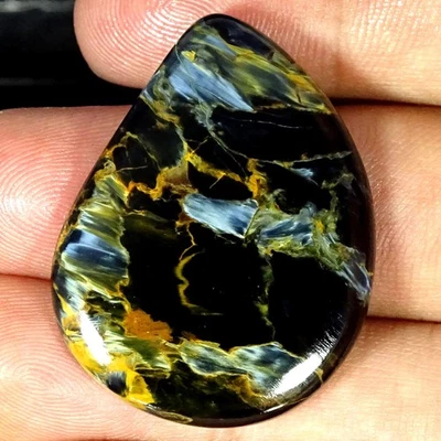 48.50Cts. Natural Designer Pietersite Fancy Cabochon Gemstone 28X37X5MM - Image 1 of 4