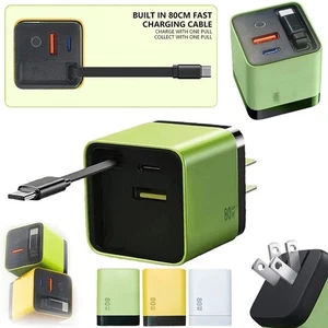 Chargeur 3 en 1 GaN évolutif 80w Max Module Chargeur Rapide avec Ports Type C & USB - Photo 1 sur 21