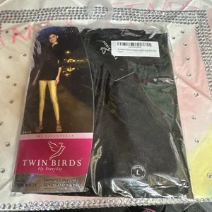 Damen-Leggings Lg schimmernd volle Länge.. von Twin Birds Fly Everyday.. Neu mit Etikett - Bild 1 von 2