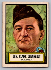 1952 TOPPS LOOK 'N SEE #36 GEN. CLAIRE LEE CHENNAULT SOLDIER - Picture 1 of 3