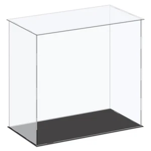 Acrylic Display Case Plastic Box Cube Storage Box Clear 41x21x40.5cm - Picture 1 of 6