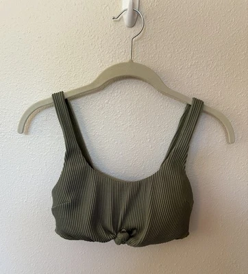 Top de baño Hollister verde para mujer, talla S Foto 1 de 4