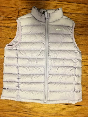 Chaleco acolchado Eddie Bauer ligero cremallera completa niñas niños talla pequeña (7/8) Foto 1 de 4